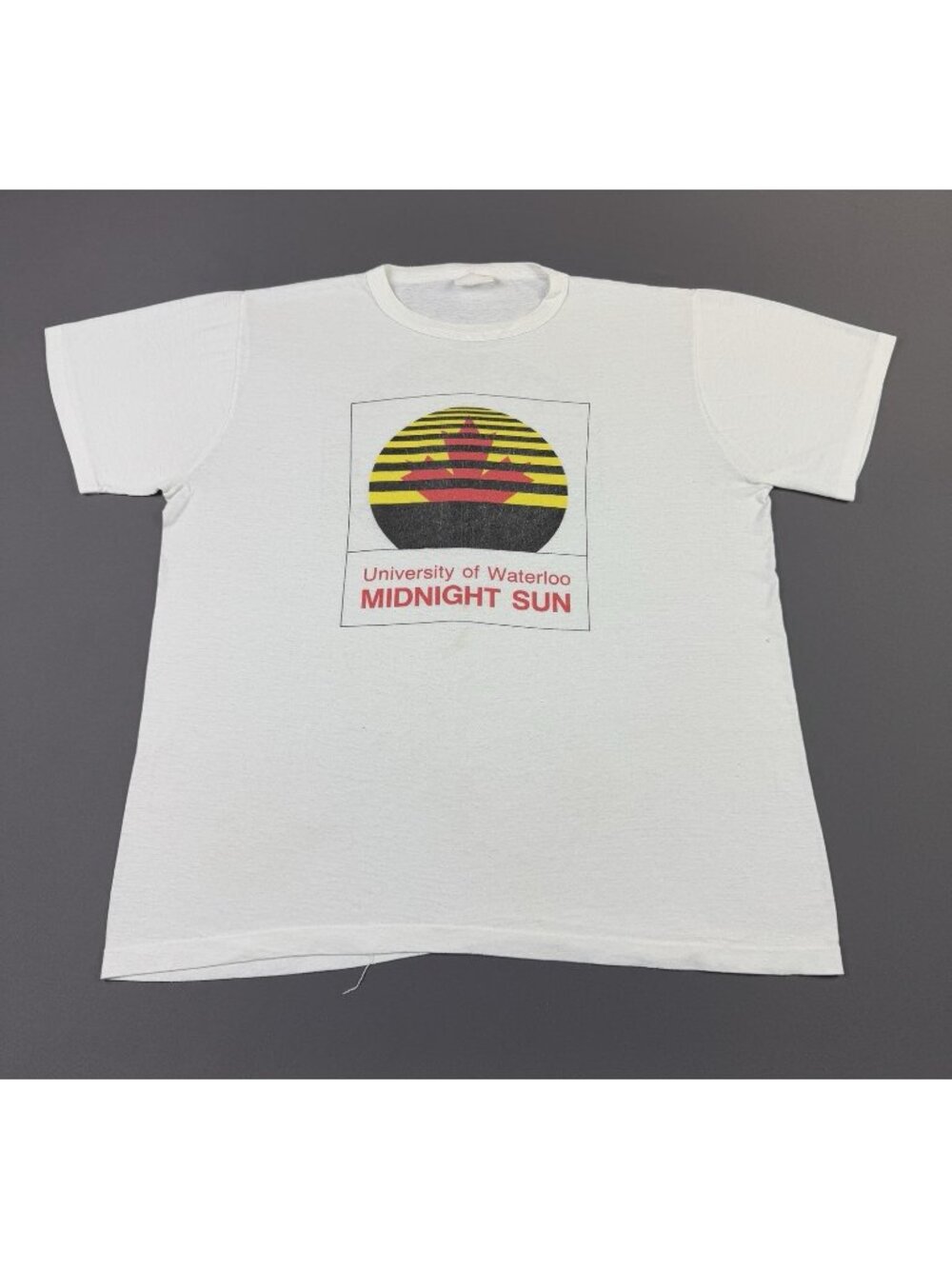 Rare Vintage 80s 90s Univeristy Of Waterloo Midnight Sun Solar Car Team Promo XL